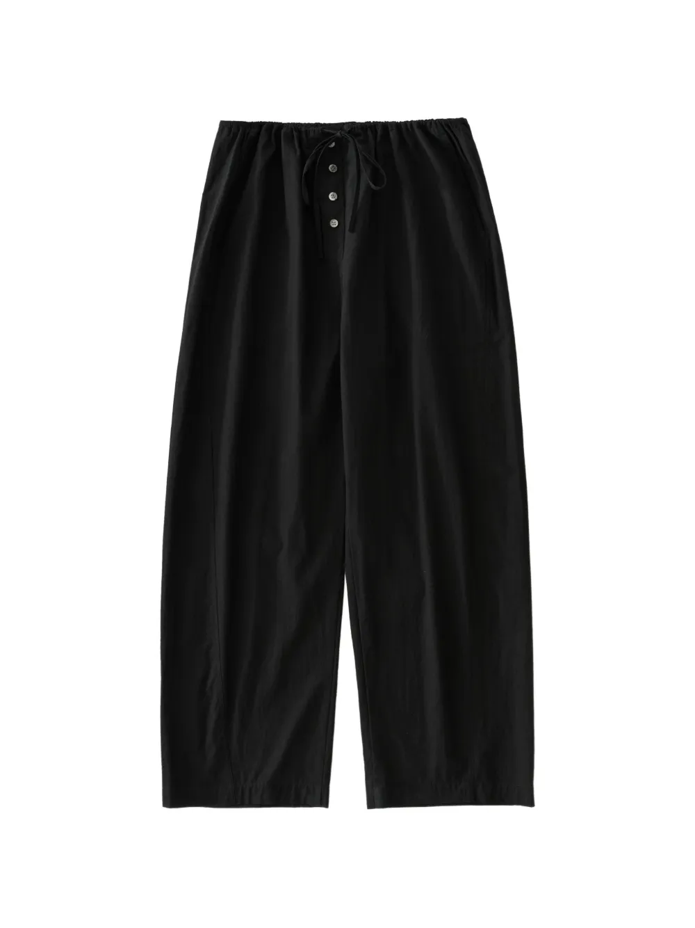 Studio Nicholson Pantaloni Ventura con nodo in vita - Nero