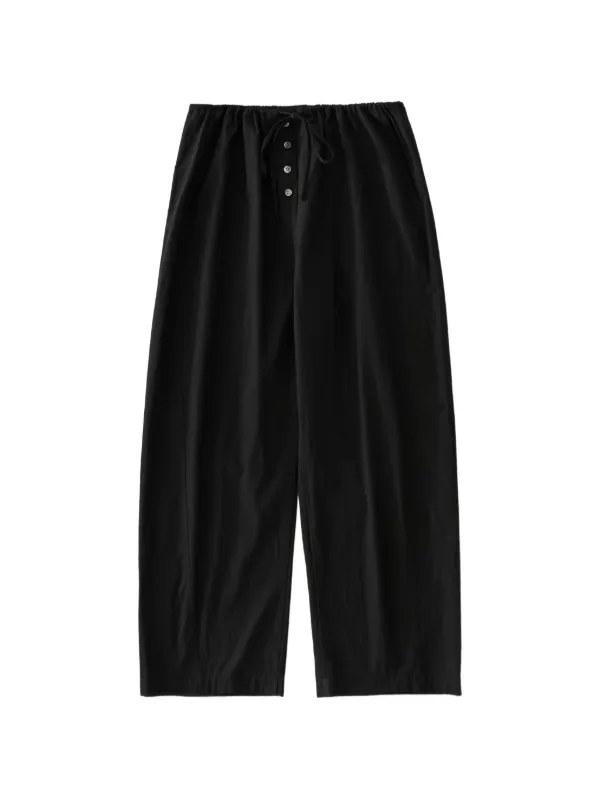 Studio Nicholson Ventura Tie-waist Trousers in Black