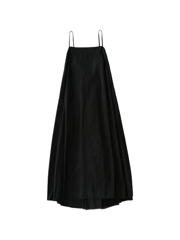 Studio Nicholson Achille Slender Straps Midi Dress in Black
