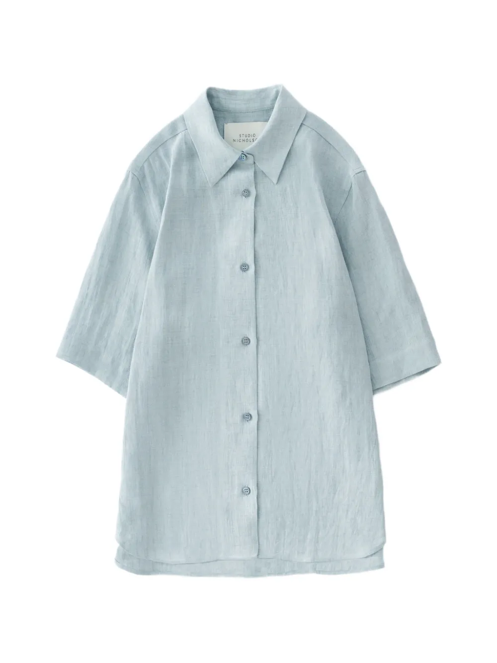Studio Nicholson Estes patch pocket shirt - Blue