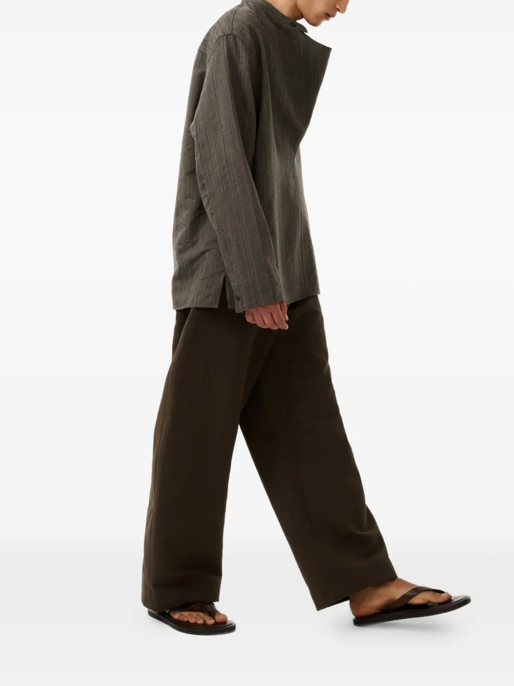 Studio Nicholson Levy broek Bruin