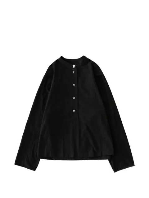 Studio Nicholson Vega four-button grandad collar shirt