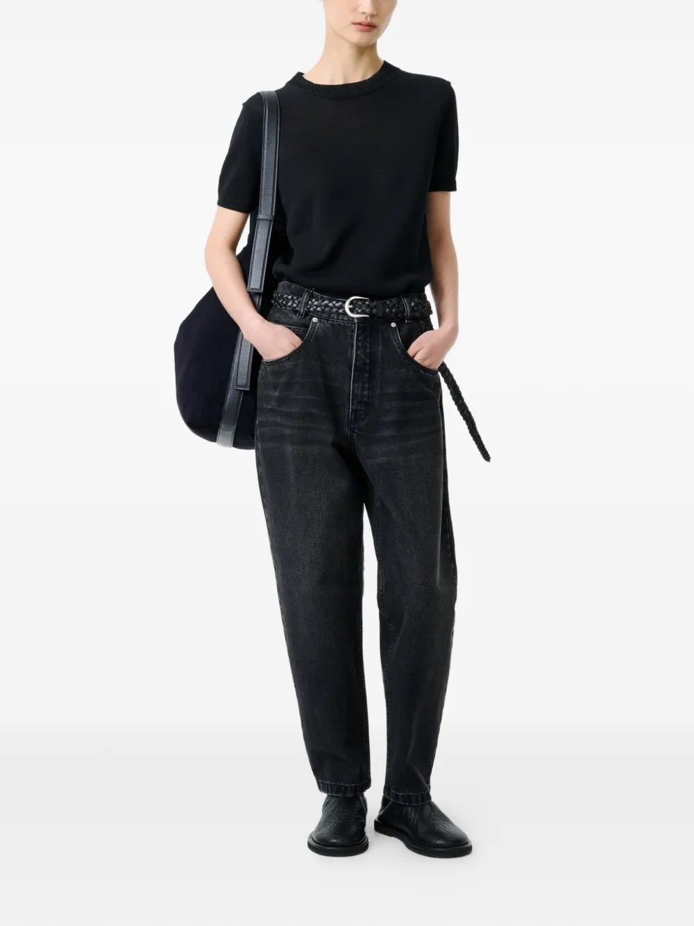  Studio Nicholson Vaqueros Jura Con Cinco Bolsillos - Negro 