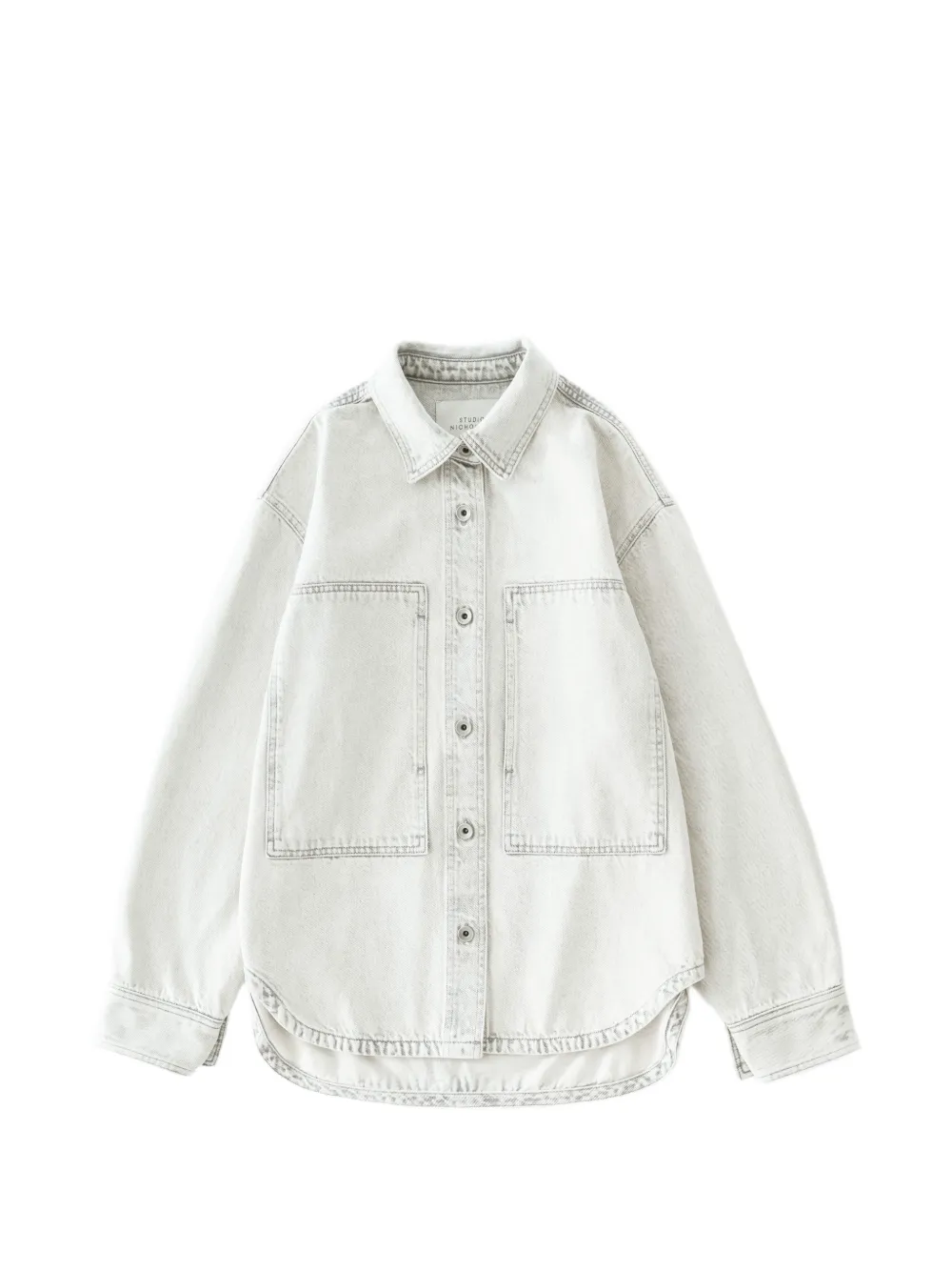 Studio Nicholson Paso patch pockets shirt - Blu