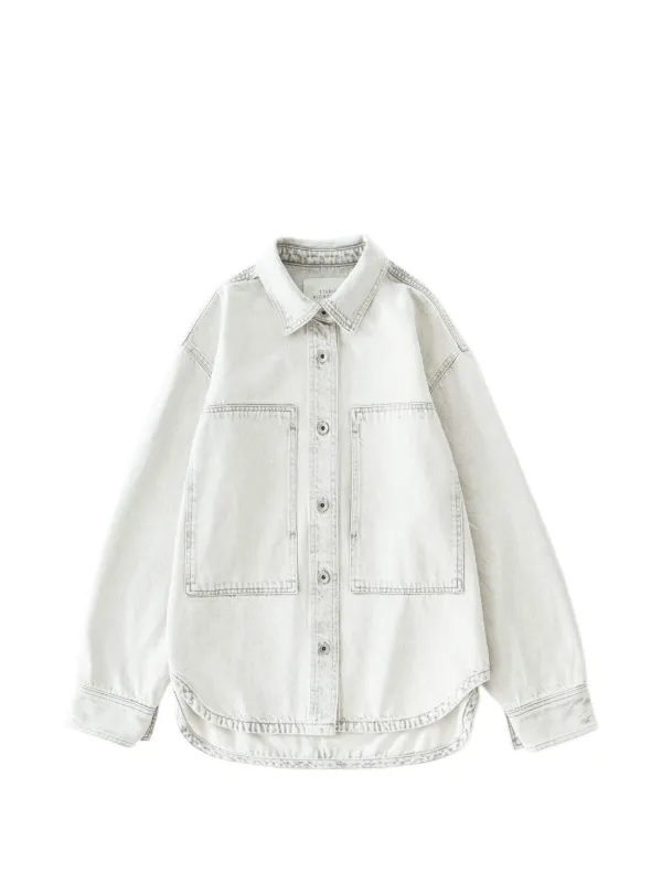 Studio Nicholson Paso Patch Pockets Shirt in Blue