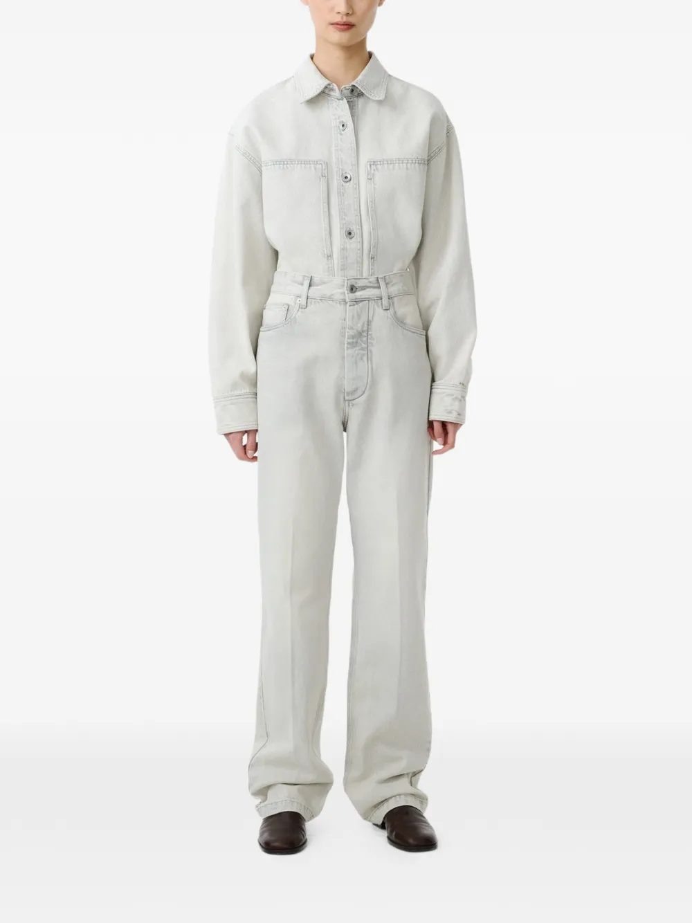  Studio Nicholson Paso Patch Pockets Shirt - Blue 