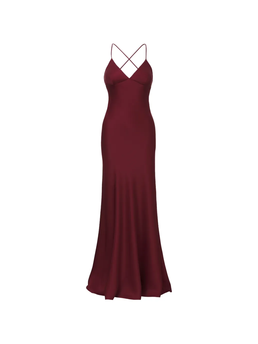 IL VOLO Isla criss-cross strap dress - Rosso