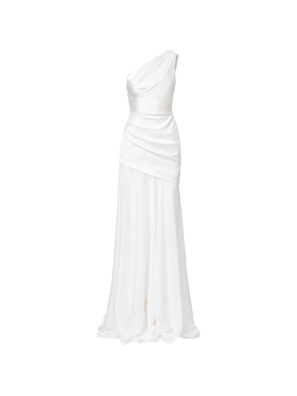 IL VOLO Aeris one-shoulder draped dress - Weiß