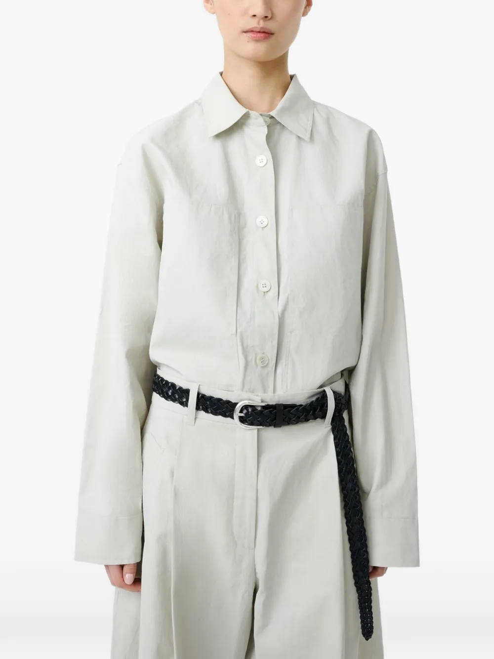 Studio Nicholson Paso blouse Beige