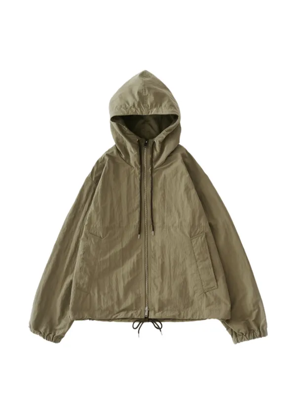 Studio Nicholson Mesa Hooded Welt Pocket Jacket in Green