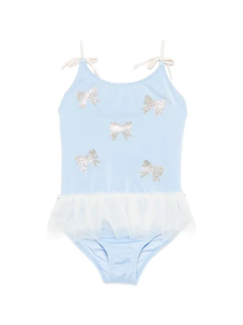 MC2 Saint Barth Dancer bow ruffled swimsuit