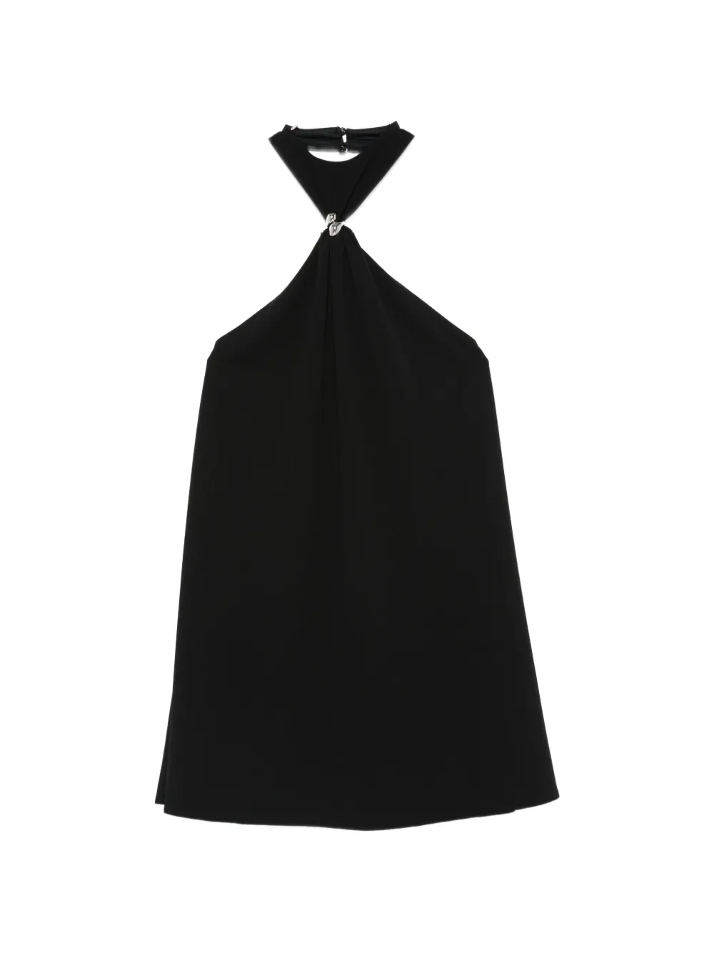 Aniye By Halterneck Gathered Dress In Black