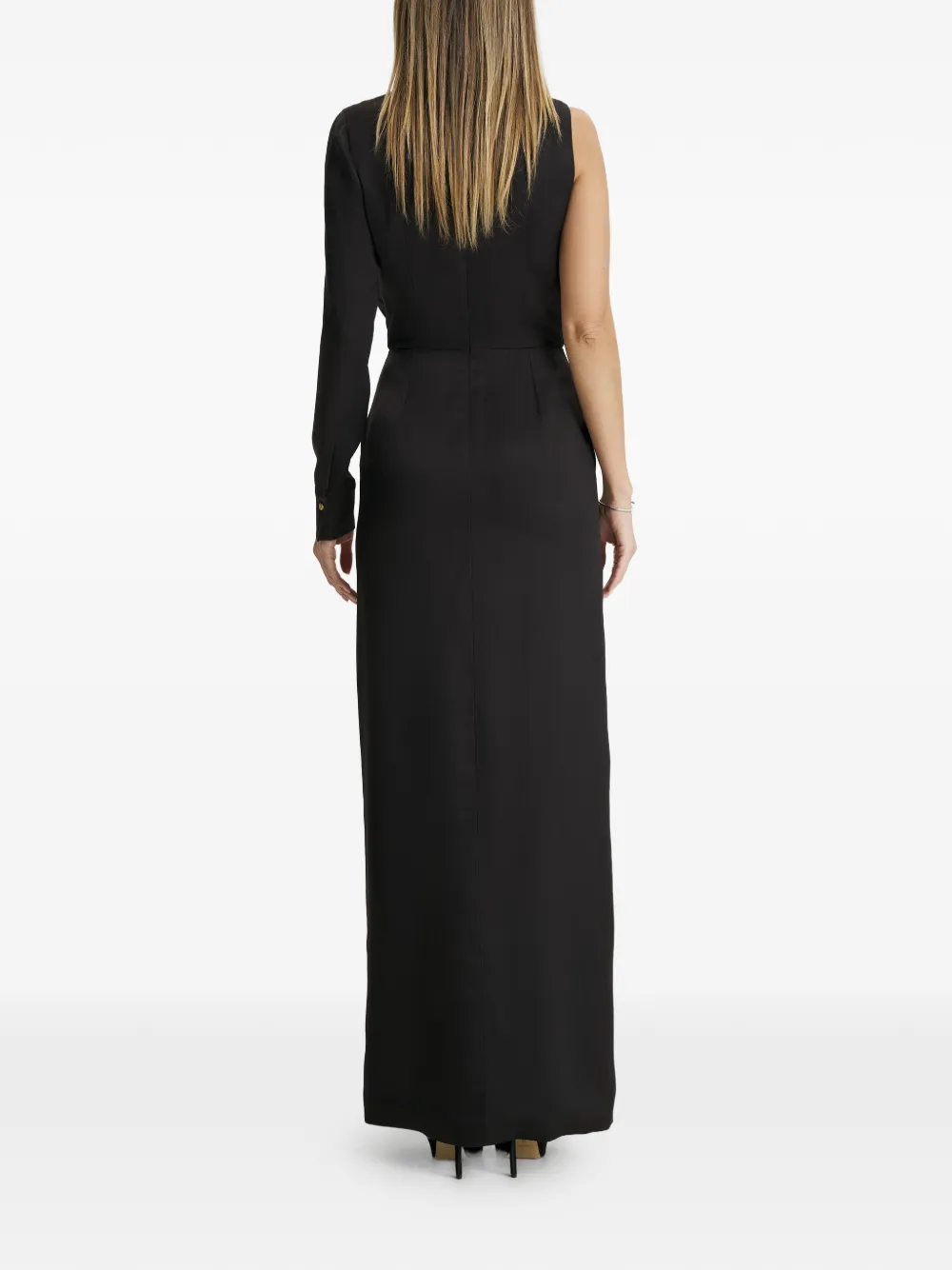 IL VOLO Maxi-jurk met uitgesneden details Zwart