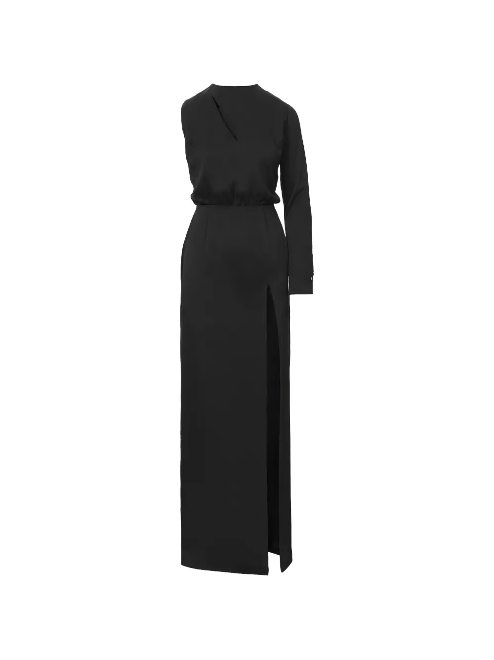 IL VOLO cut-out slit maxi dress - Schwarz
