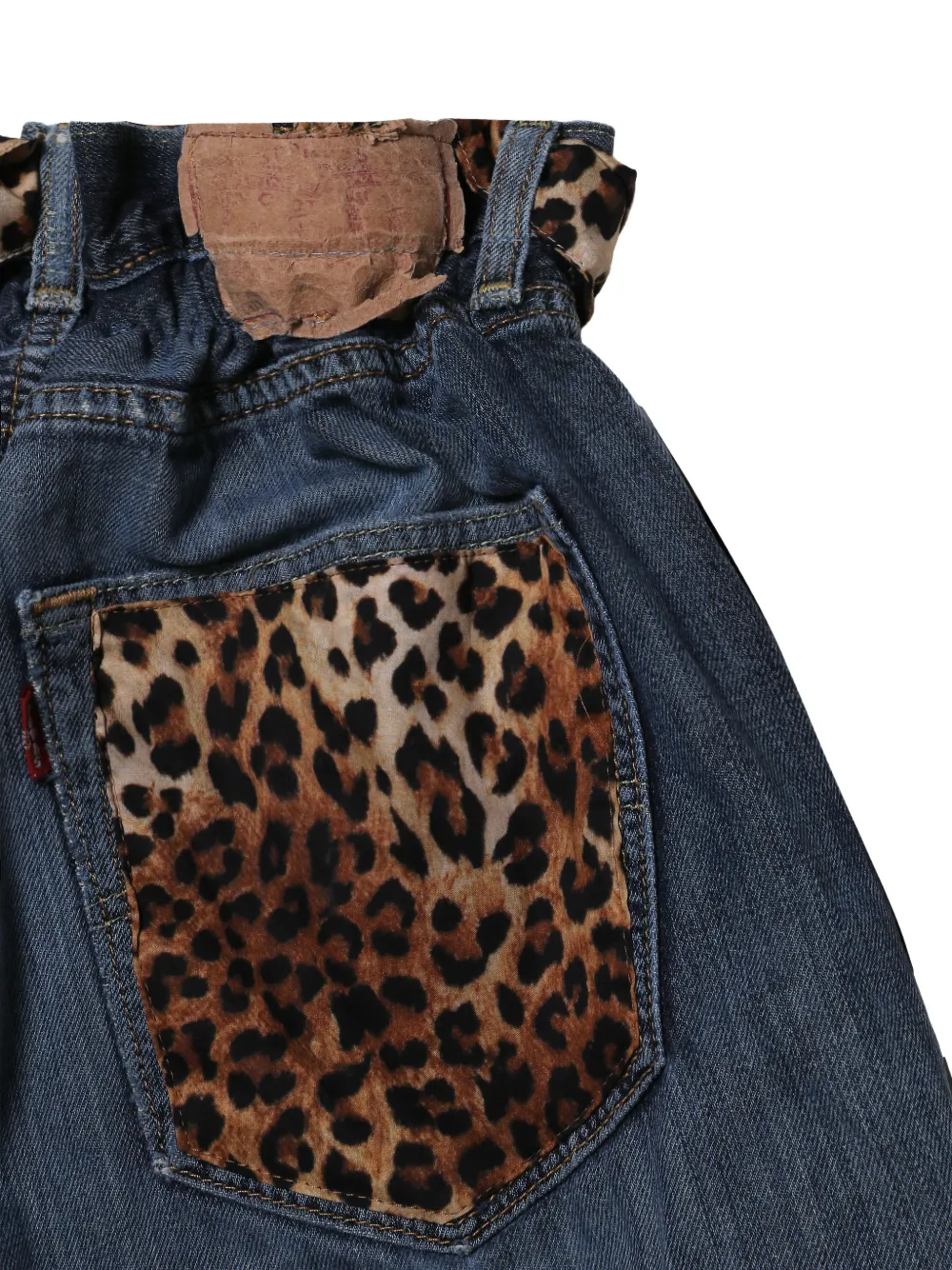 MC2 Saint Barth Shorts met luipaardprint Blauw