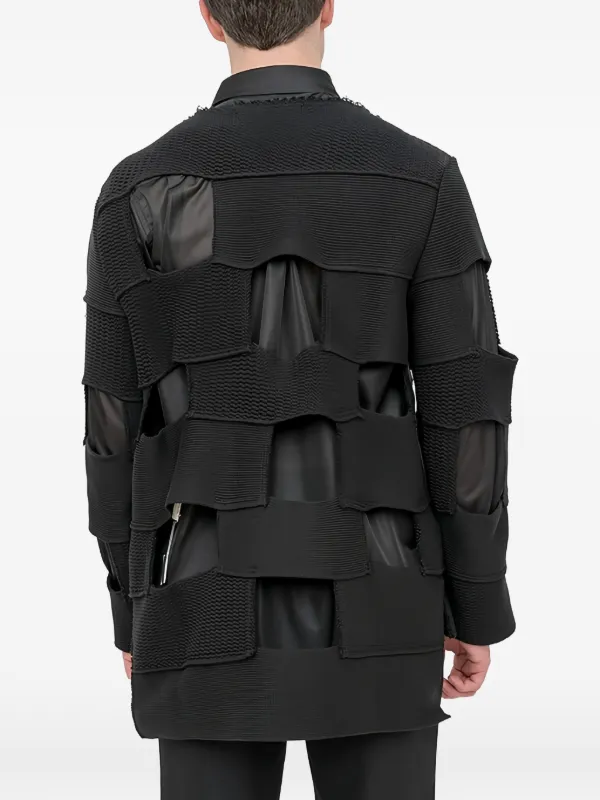 Comme Des Garçons Homme Plus パッチワーク カットアウト セーター 