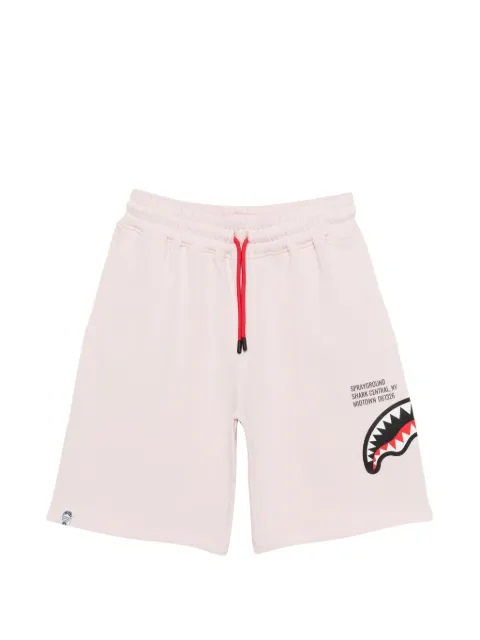 sprayground kid Shark-print drawstring-fastening shorts