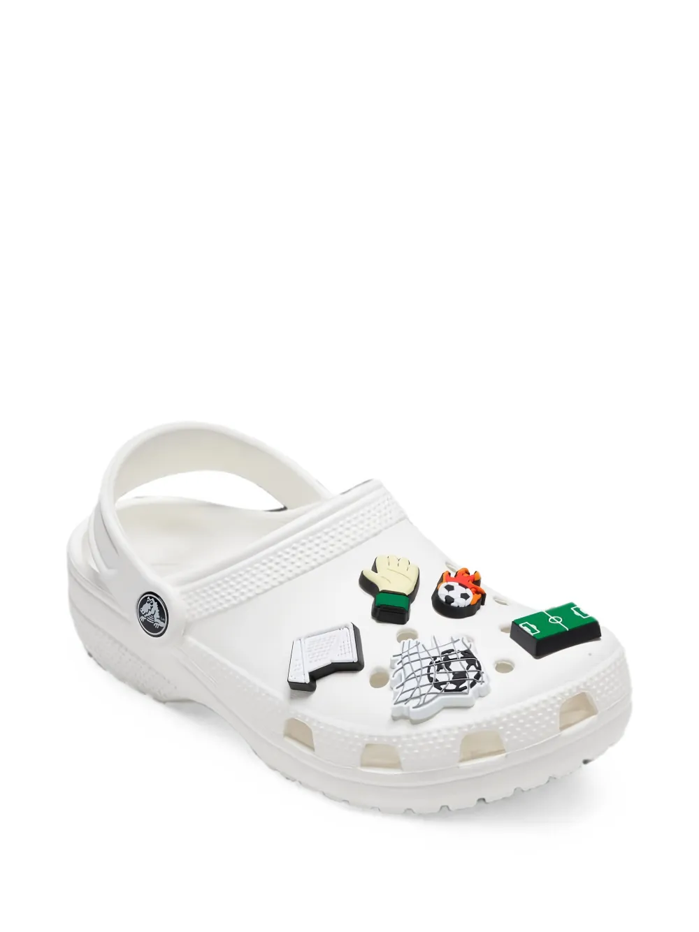 Crocs Vijf paar Soccer Team Jibbitz bedels Wit