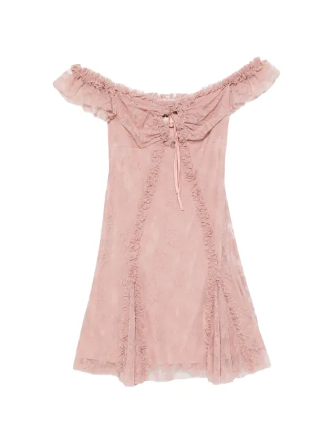 Aniye By Era ruffled lace mini dress