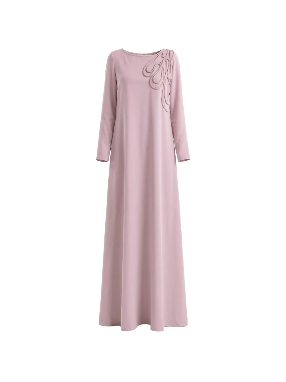 Gemy Maalouf Abito con applicazione - Rosa