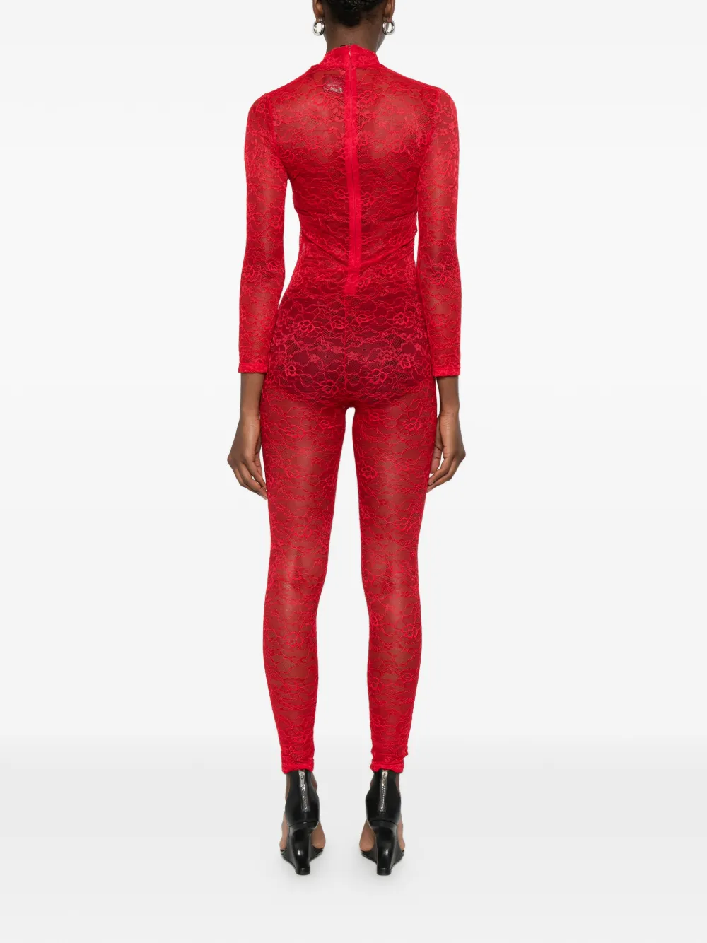Alchemy Jumpsuit met lange mouwen Rood