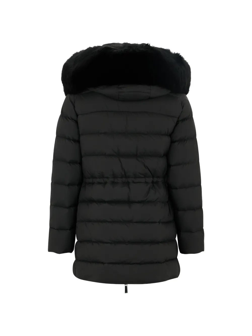  Moorer Hooded Coat - Black 