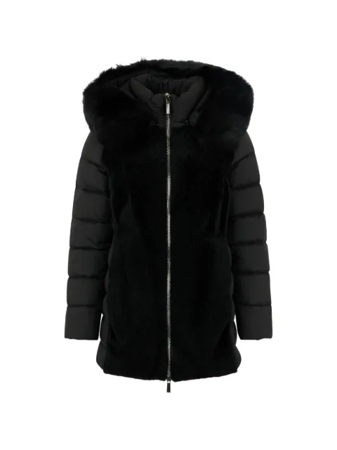 Moorer hooded coat