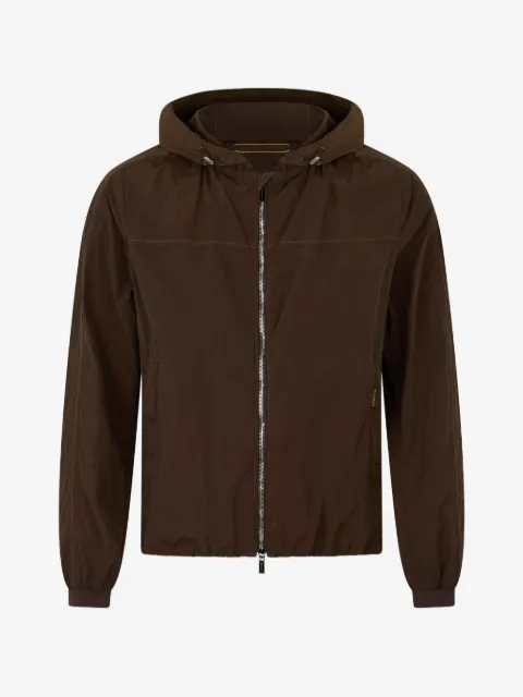 Moorer zip hooded jacket