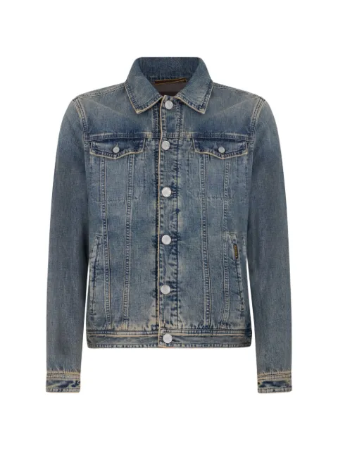 Moorer button chest-pocket jacket