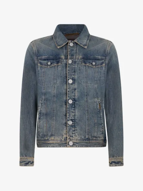 Moorer button chest-pocket jacket