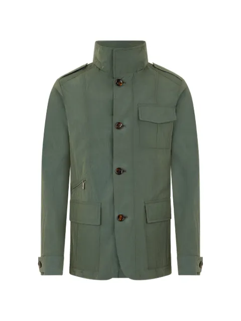 Moorer stand-up collar jacket