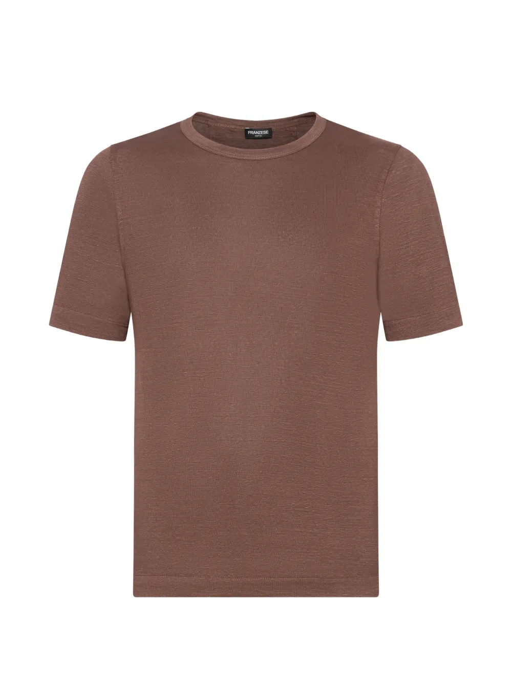 FRANZESE COLLECTION crew-neck short-sleeves T-shirt - Marrone