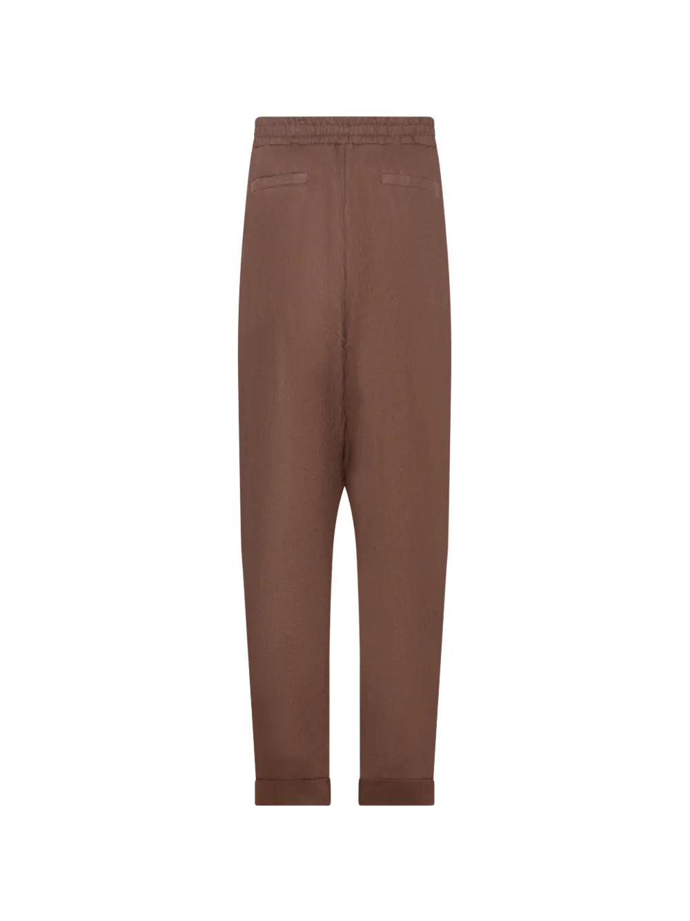  Franzese Collection Linen Trousers - Brown 