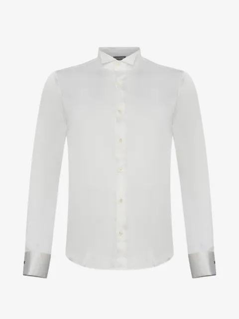 FRANZESE COLLECTION long-sleeves silk shirt