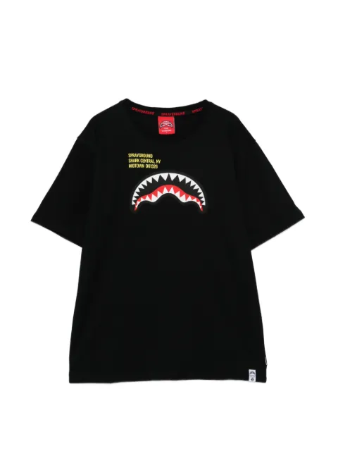 sprayground kid shark-mouth-print T-shirt