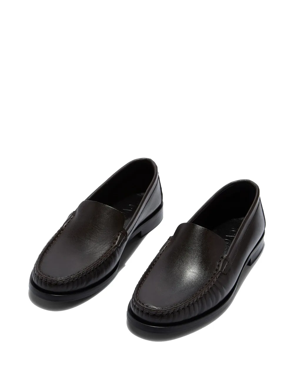Aeyde Arthur stitched loafers Bruin