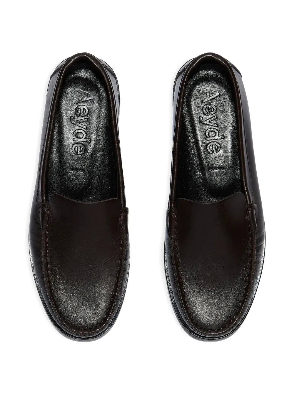Aeyde Arthur stitched loafers Bruin
