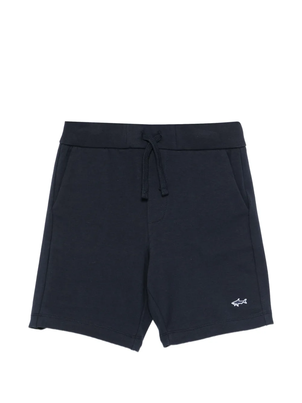 Paul & Shark Junior drawstring embroidered shorts - Blu