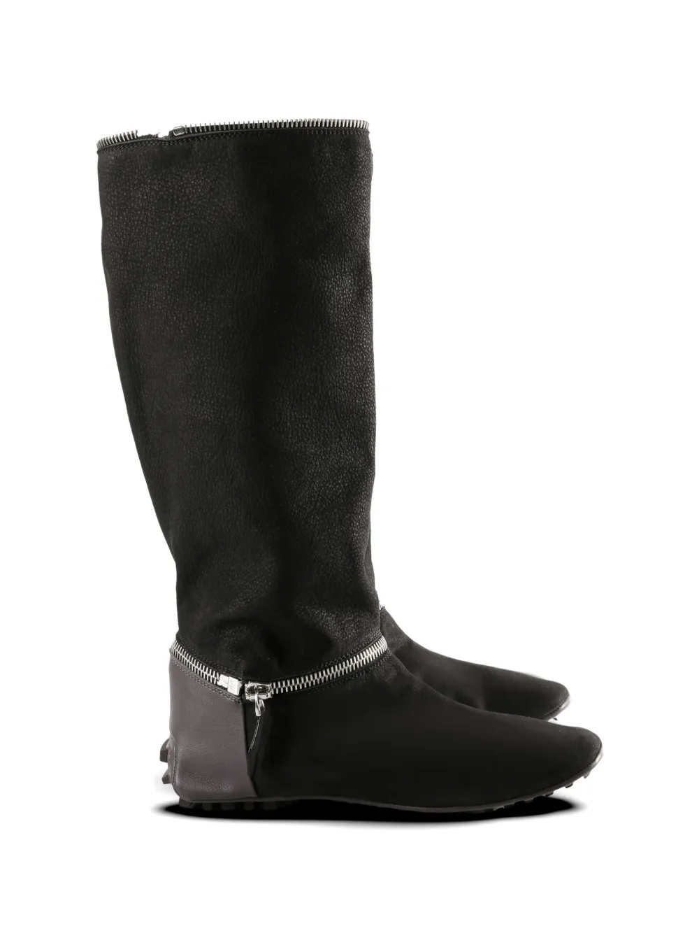 Kiko Kostadinov zip-detail boots - Nero