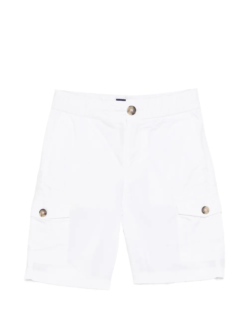 Paul & Shark Junior cargo button shorts - White