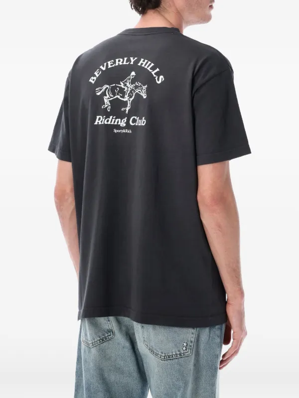 Sporty Rich Riding Club T-shirt Black FARFETCH ID