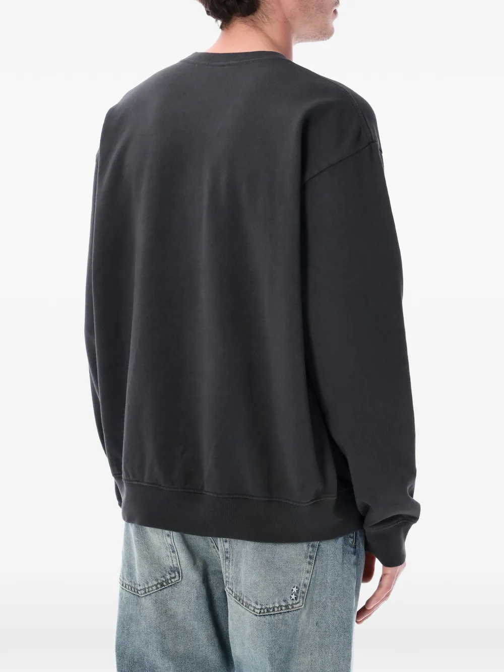 Sporty & Rich Sweater met ronde hals Grijs