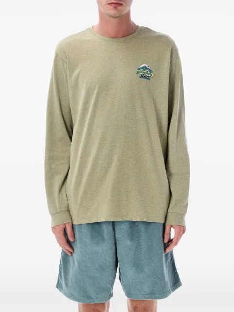 Patagonia Langarmshirt mit grafischem Print
