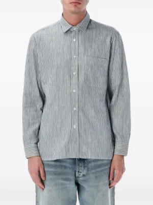 A.P.C. チェック シャツ | ブルー | FARFETCH JP