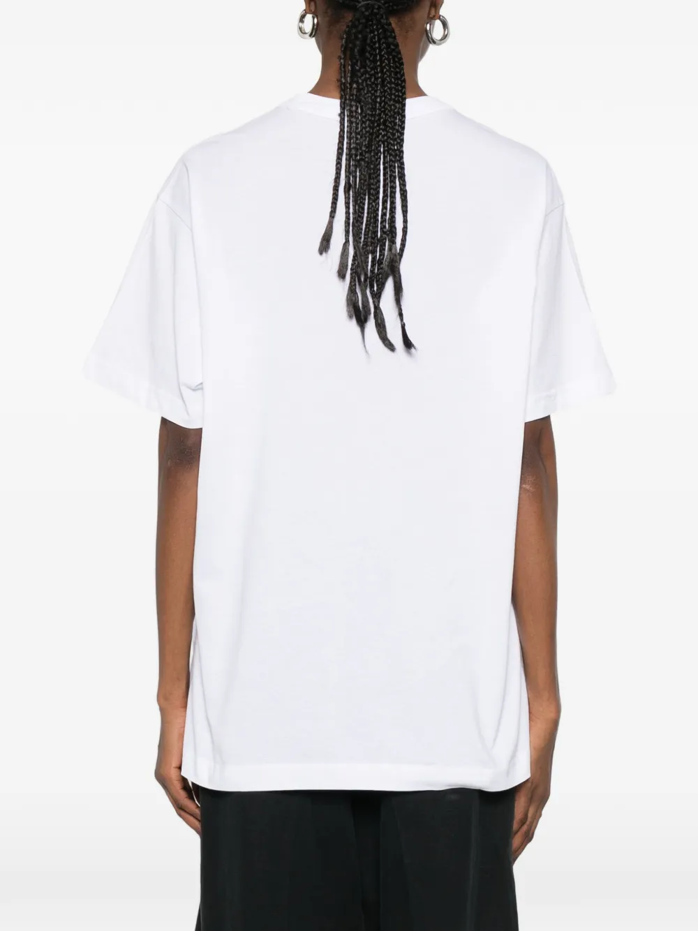 Versace Jeans Couture T-shirt met logo Wit