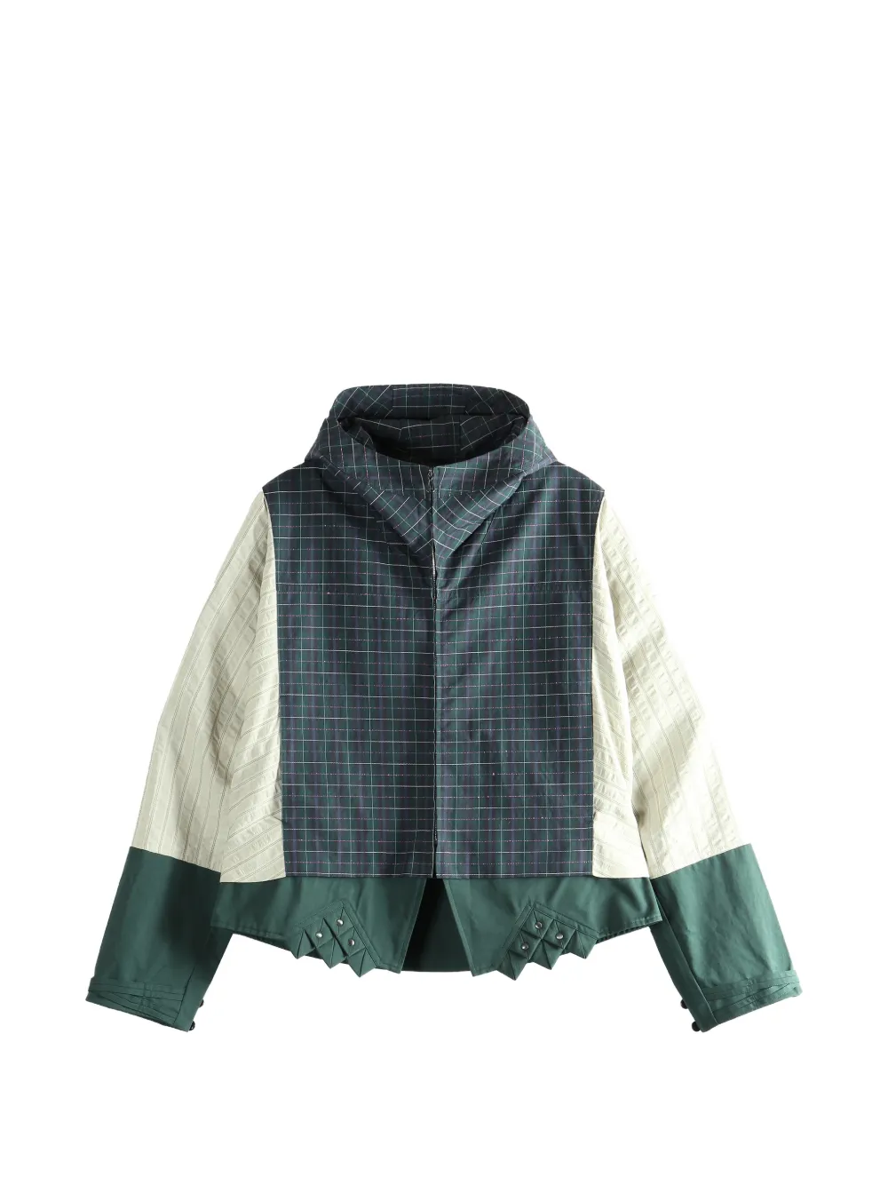 Kiko Kostadinov check stripe jacket - Verde