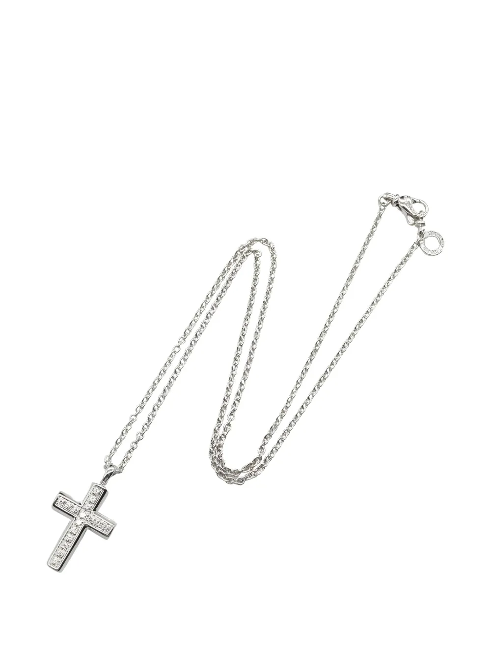 Bvlgari Pre-Owned 2010s diamond necklace - Argento