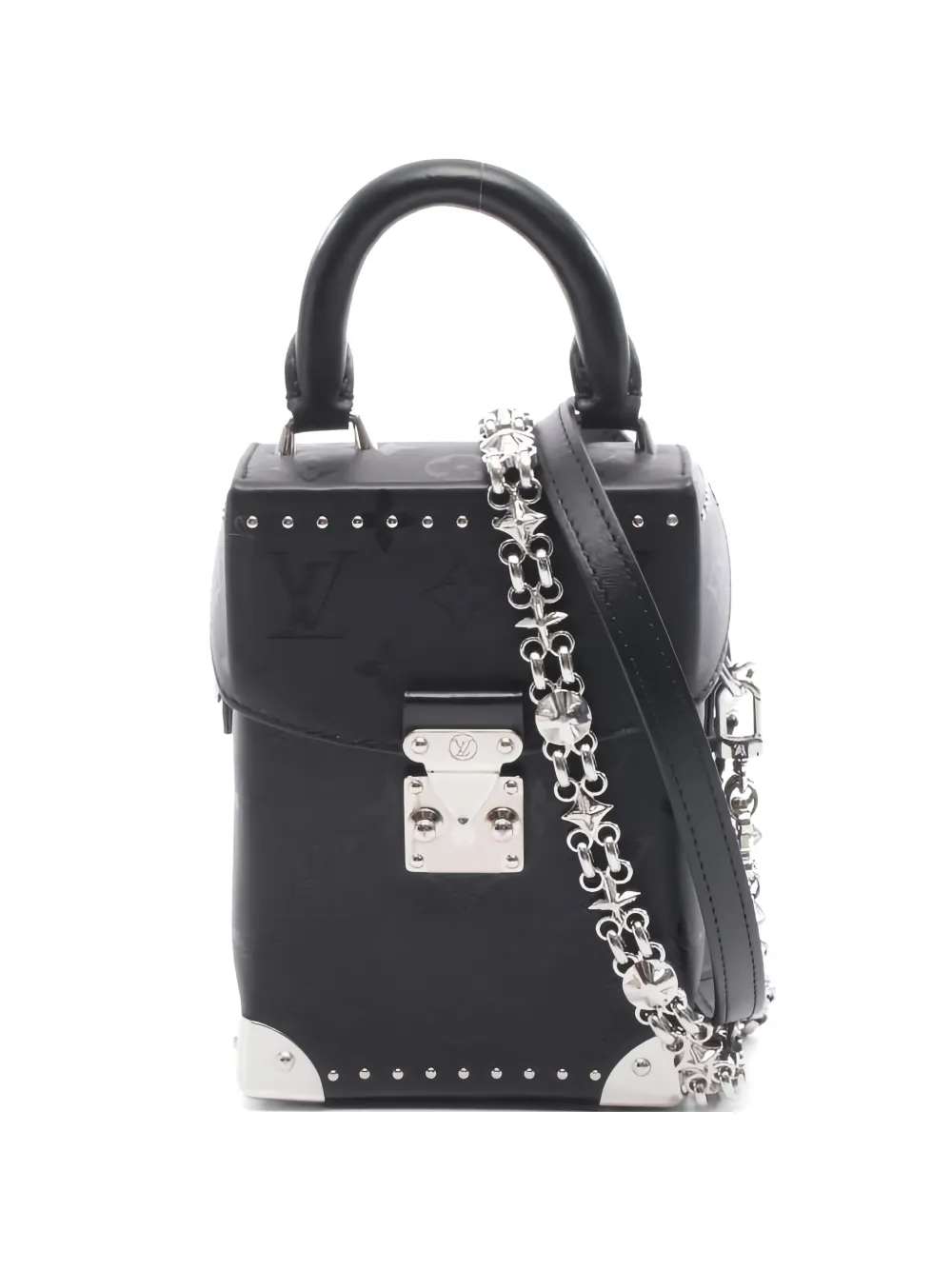 Louis Vuitton Pre-Owned 2021 Camera Box Monogram leather tote bag - Nero