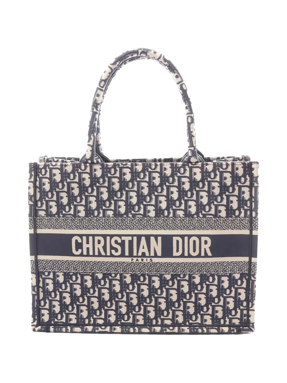 Christian Dior Pre-Owned medium Book Oblique tote bag - Blu