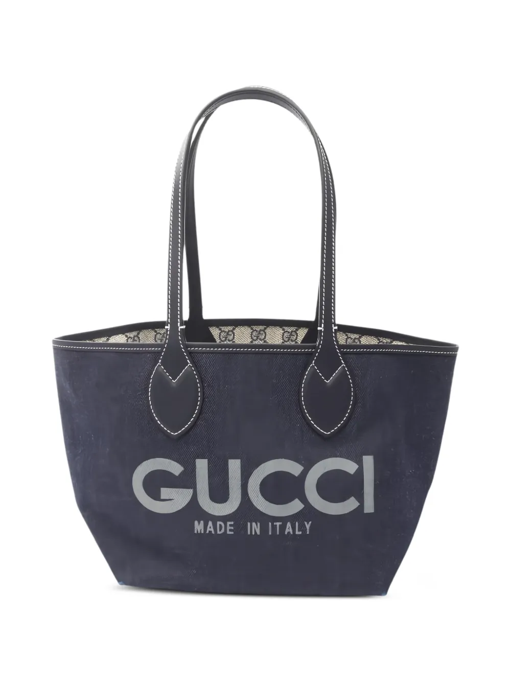 Gucci Pre-Owned 2010s small Tortissima tote bag - Blu